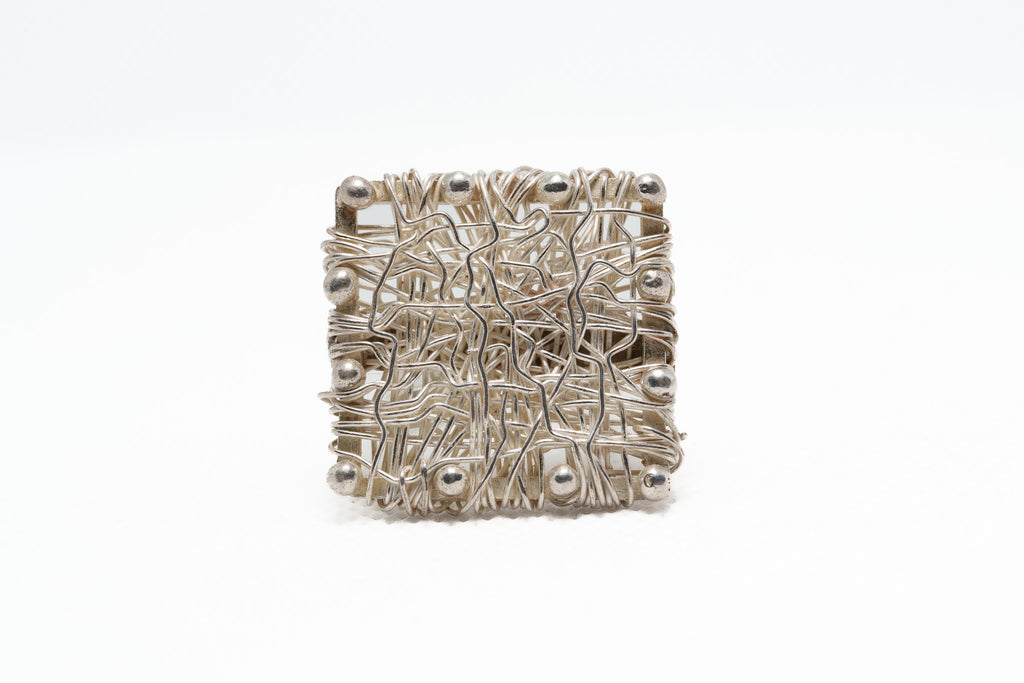 Silver Labyrinth Ring
