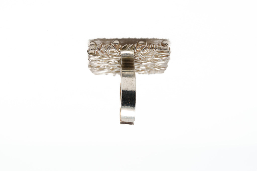 Silver Labyrinth Ring