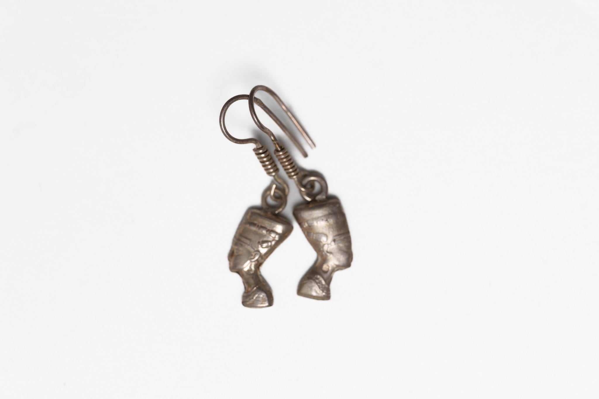 Queen Nefertiti Bust Dangle Earrings