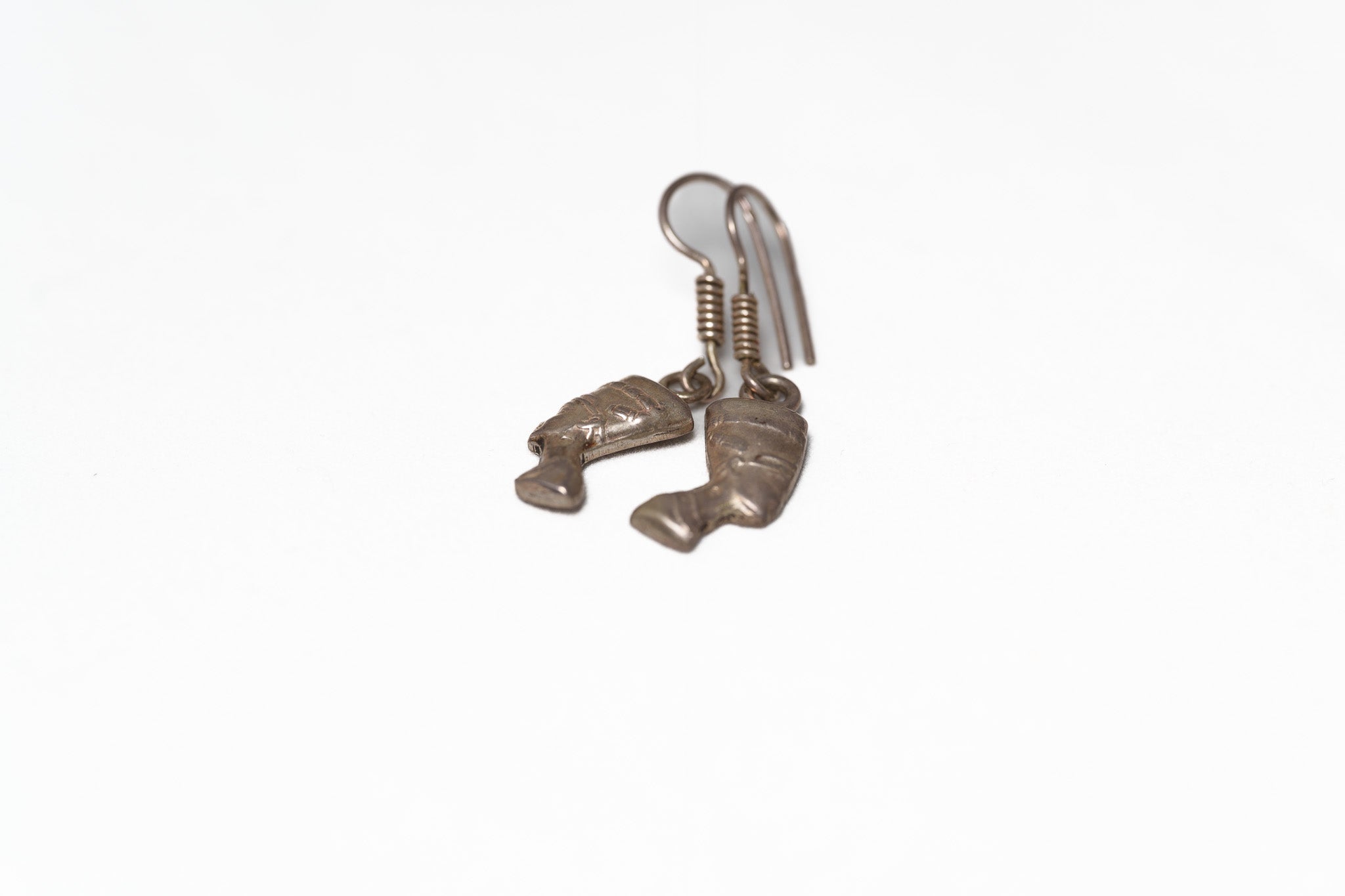 Queen Nefertiti Bust Dangle Earrings
