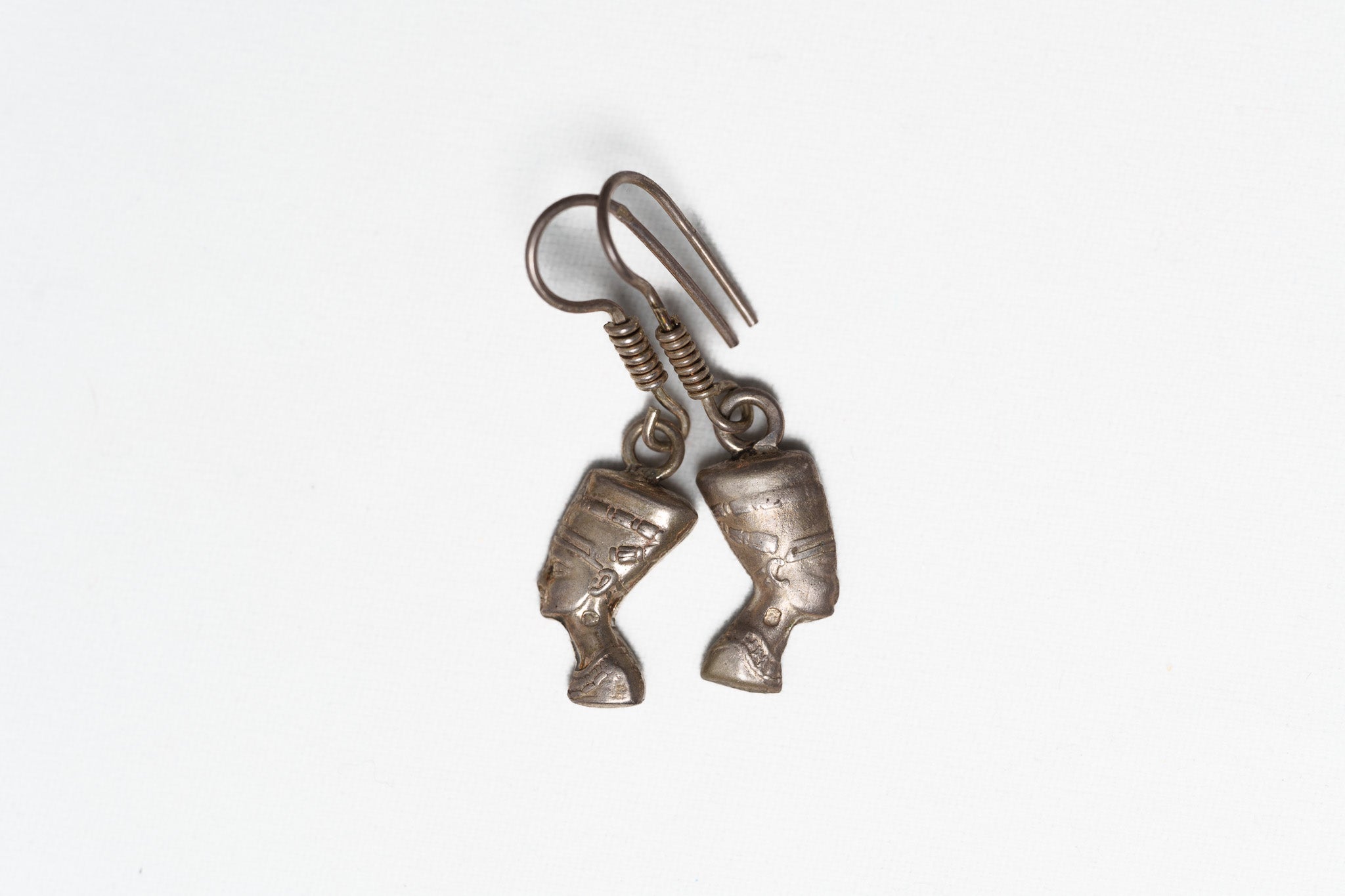 Queen Nefertiti Bust Dangle Earrings