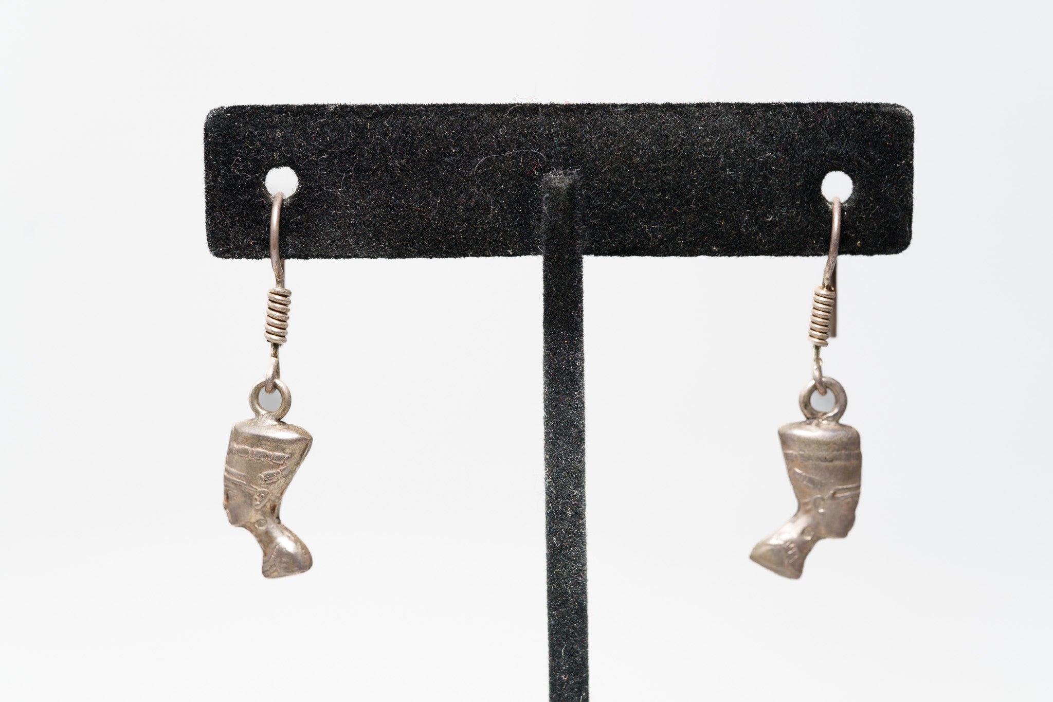 Queen Nefertiti Bust Dangle Earrings