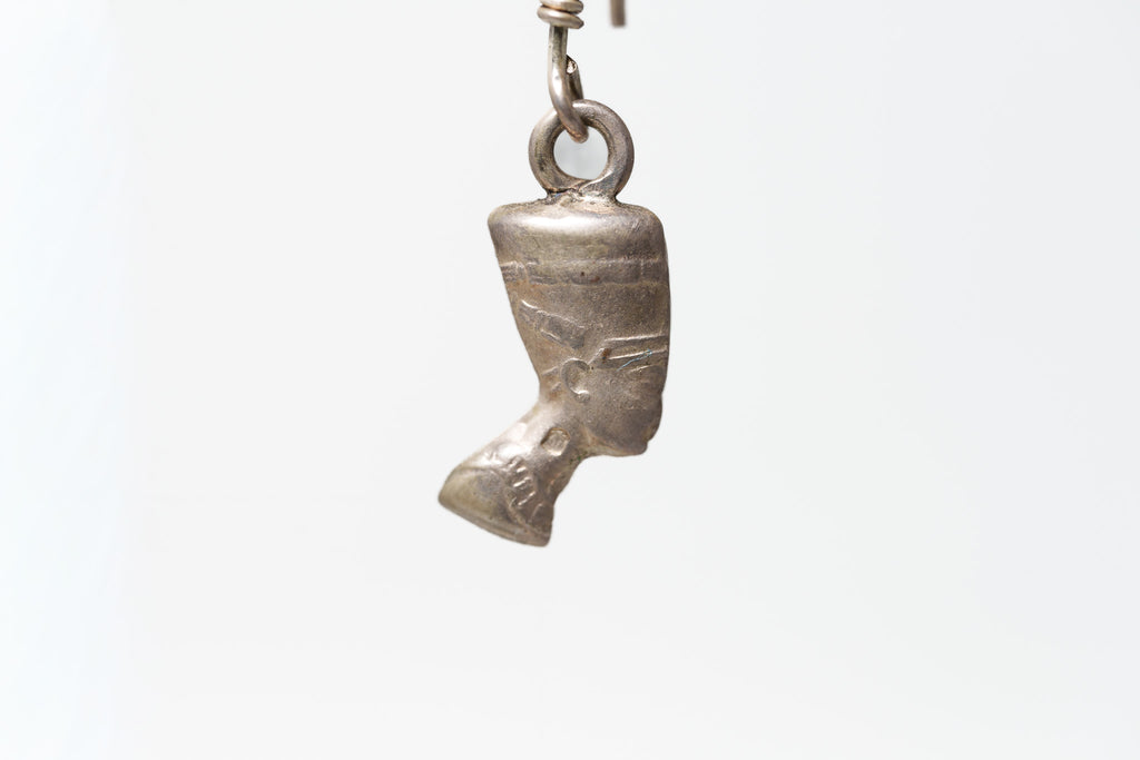 Queen Nefertiti Bust Dangle Earrings