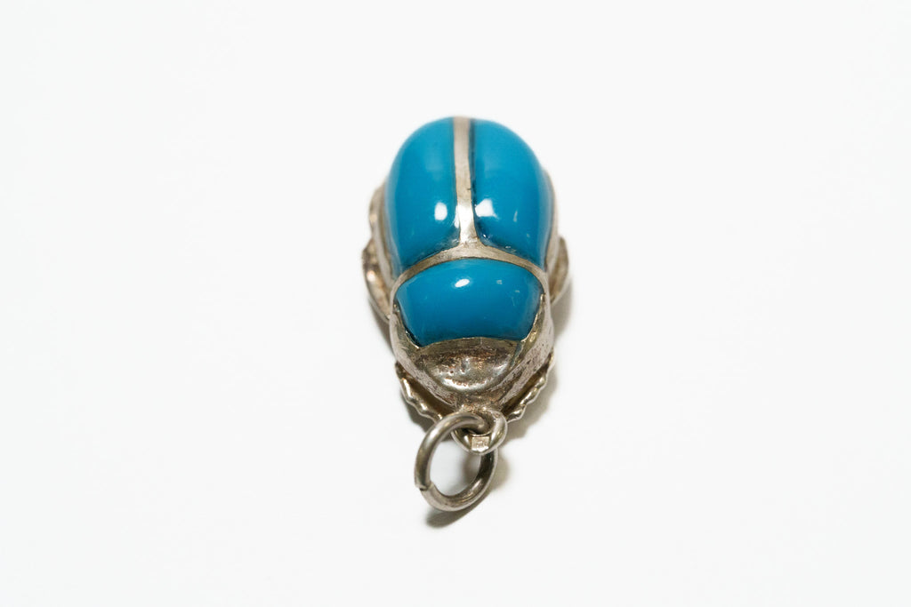 Egyptian Turquoise Scarab Pendant