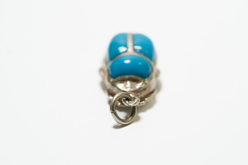 Egyptian Turquoise Scarab Pendant