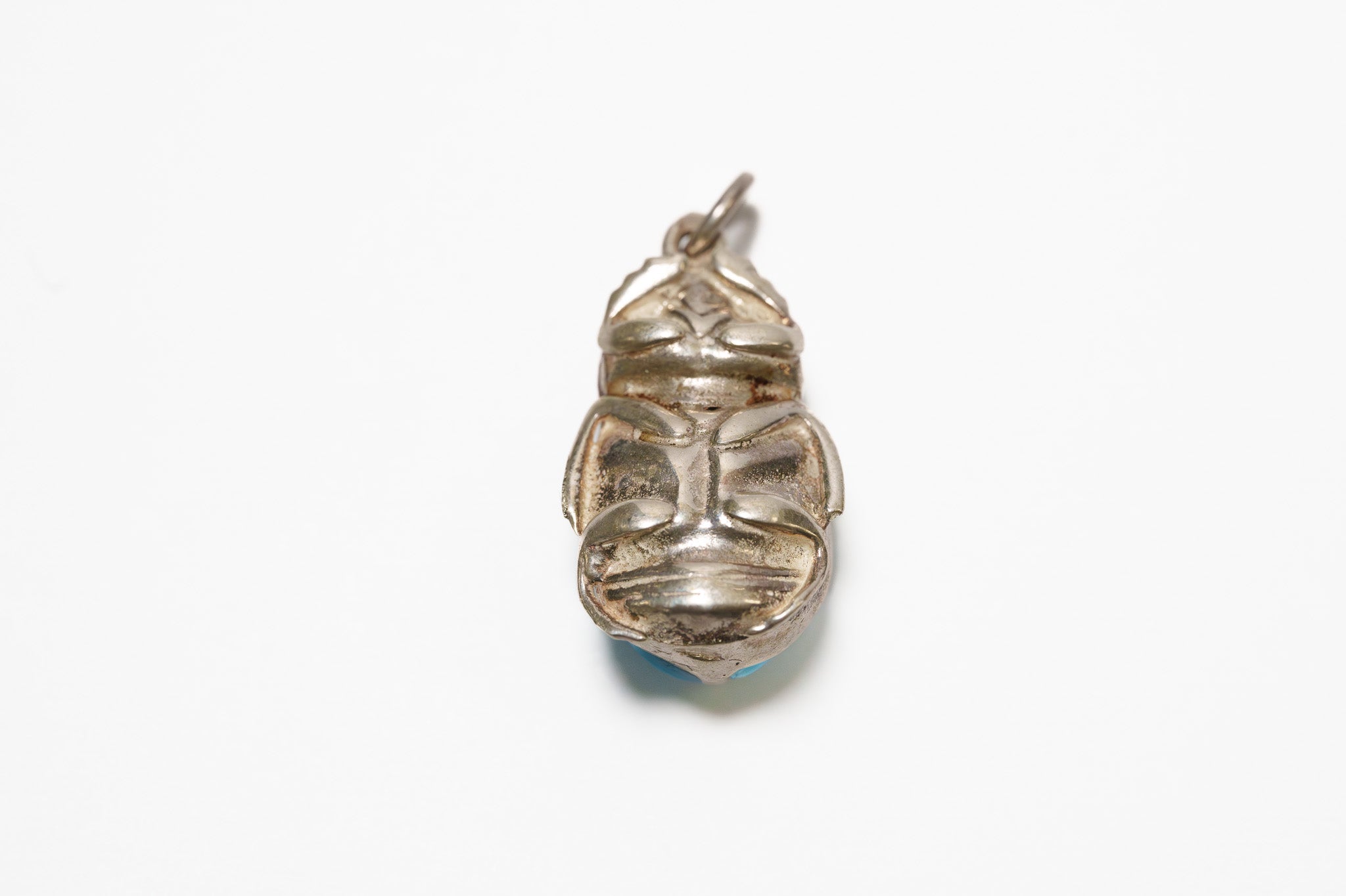 Egyptian Turquoise Scarab Pendant