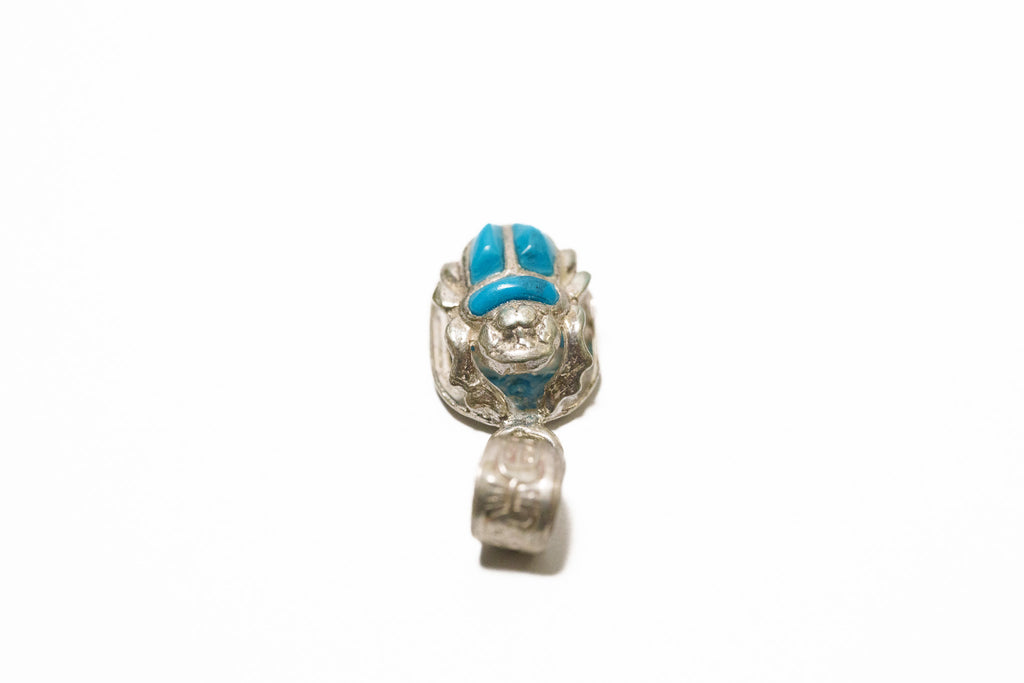 Egyptian Turquoise Scarab Pendant