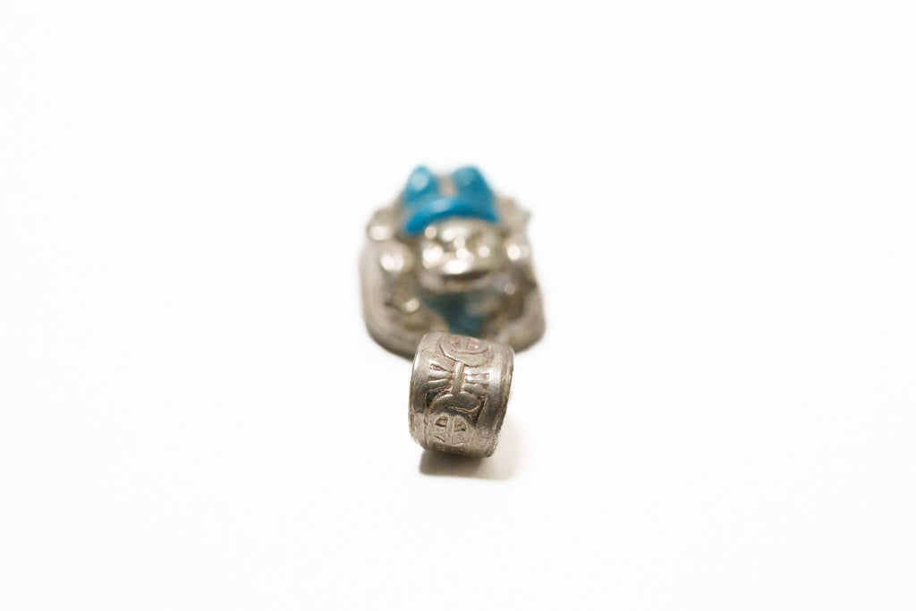 Egyptian Turquoise Scarab Pendant