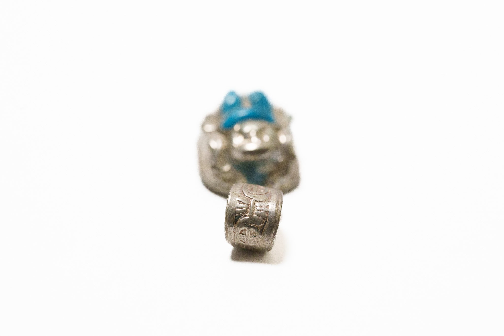 Egyptian Turquoise Scarab Pendant